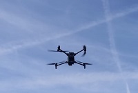 Un drone hi-tech per eseguire le indagini dove sorgerà la nuova piazza di Babbucce